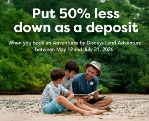Put 50% Less Deposit Down on Eligible Land Adventures